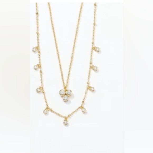 Touchstone Crystal Jewelry - Touchstone Crystal Extra Extra Necklace, Golden NIB